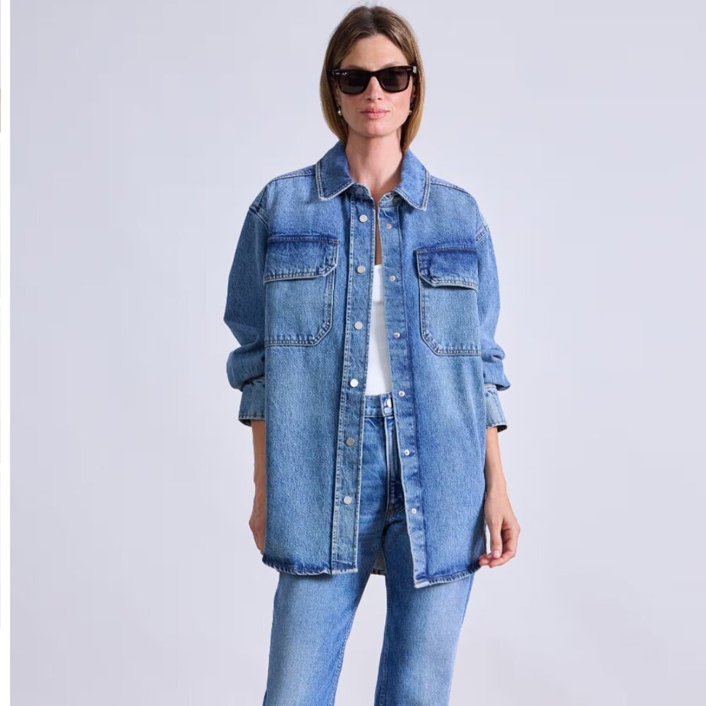 NWT Apiece Apart Pia Oversized Shacket -  Shirt-Jacket, Size S